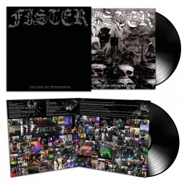 FISTER - Decade Of Depression LIMITED EDITION DE LUXE GATEFOLD CD / BLACK VINYL IN SILVER PRINTED VINYL SLIPCASE