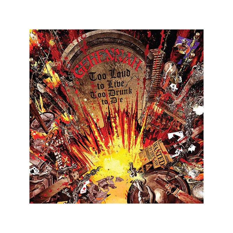 GEHENNAH - Too Loud To Live / Metal Police 2CD