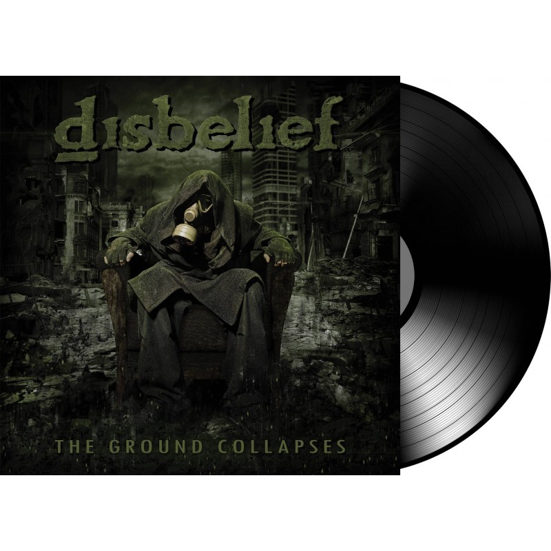 DISBELIEF - The Ground Collapses LIMITED EDITION GOLD VINYL OF ONLY 100 COPIES  WORLDWIDE PREORDER