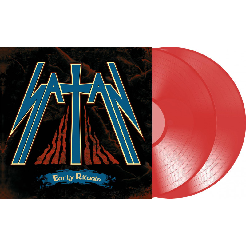 SATAN : ‘Early Rituals’ Limited edition Double Transparent Red vinyl of 666 copies worldwide ! PREORDER