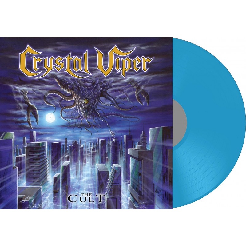 CRYSTAL VIPER - The Cult LIMITED EDITION TRANSPARENT BLUE VINYL WITH EXCLUSIVE BONUS TRACK (SATAN Cover song)