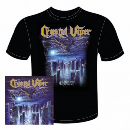 CRYSTAL VIPER -The Cult Limited Edition O card Cd and T shirt bundle PREORDER