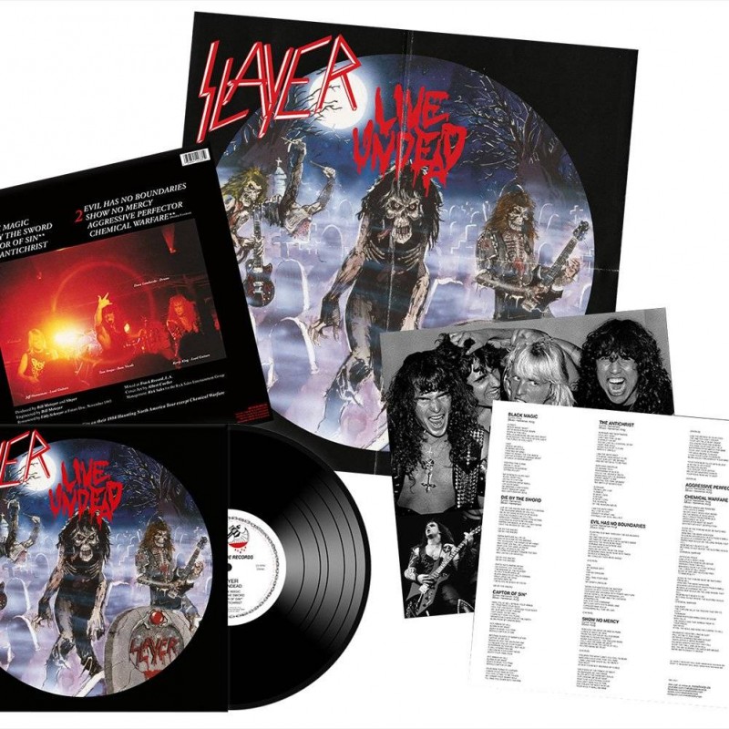 SLAYER - Live Undead LP - 180g Black Vinyl