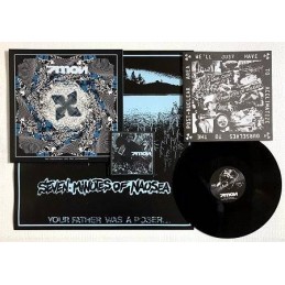 SEVEN MINUTES OF NAUSEA - Our Conscience Will Not Acclimatise LP+CD - Solid Black Vinyl Limited Edition