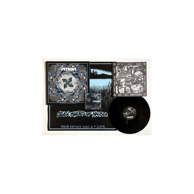 SEVEN MINUTES OF NAUSEA - Our Conscience Will Not Acclimatise LP+CD - Solid Black Vinyl Limited Edition