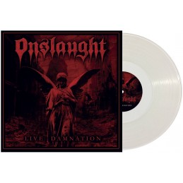ONSLAUGHT - Live Damnation LP - Gatefold Clear Vinyl