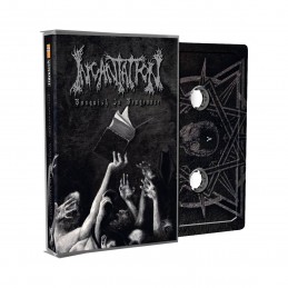 INCANTATION : 'Vanquish in Vengeance' Limited edition all over print cassette PREORDER