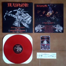 BLASPHEMY - Desecration Of Sao Paulo - Live In Brazilian Ritual - Third Attack RED LP