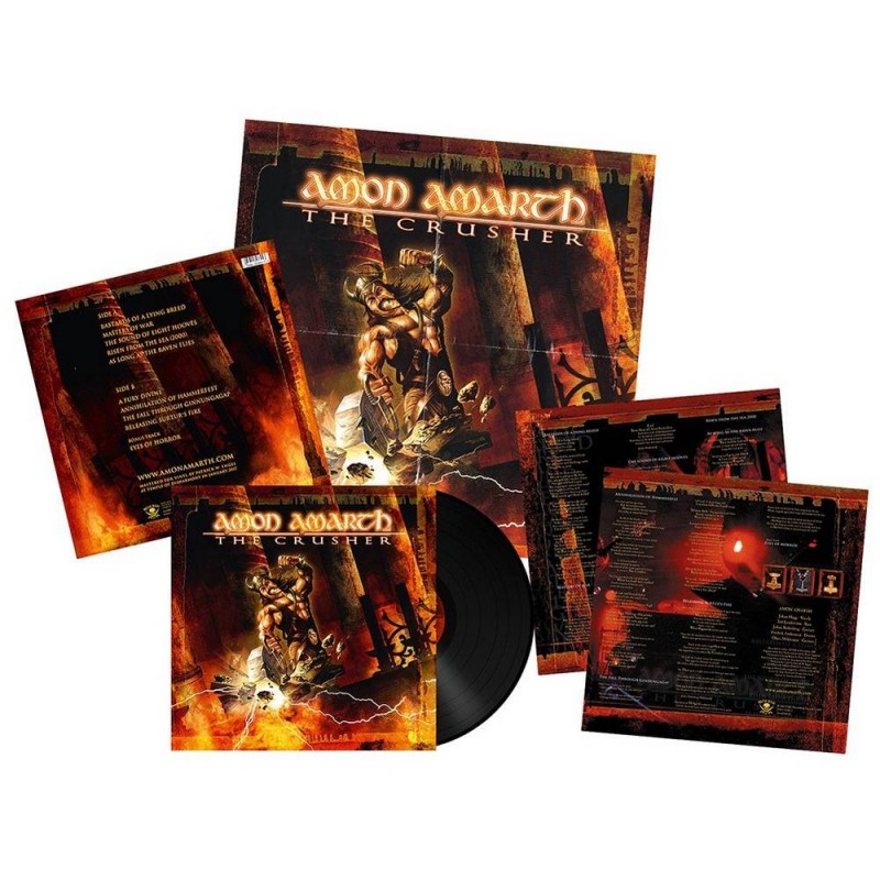 AMON AMARTH - The Crusher LP - 180g Black Vinyl Limited Edition