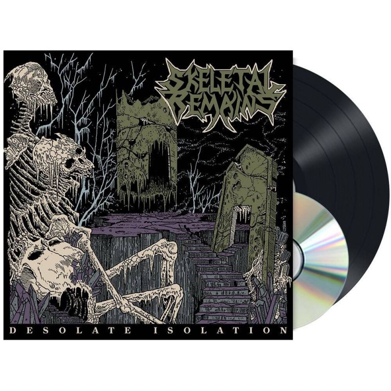 SKELETAL REMAINS - Desolate Isolation LP+CD - 180g Black Vinyl Limited Edition