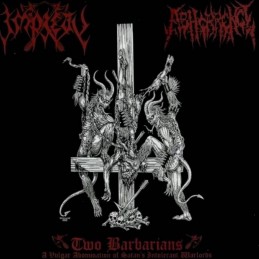 IMPIETY / ABHORRENCE - Two Barbarians - A Vulgar Abomination Of Satan's Intolerant Warlords - CD Limited Edition