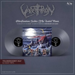 VARATHRON - Glorification Under The Latin Moon - 2LP Gatefold Transparent Vinyl Limited Edition