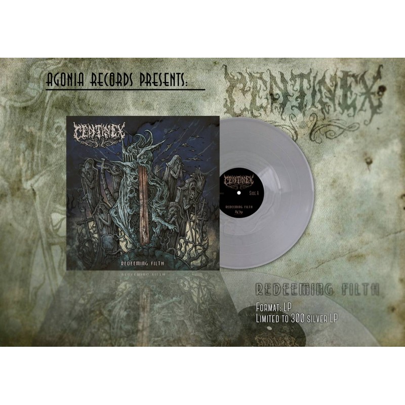 CENTINEX - Redeeming Filth LP - Silver Vinyl Limited Edition