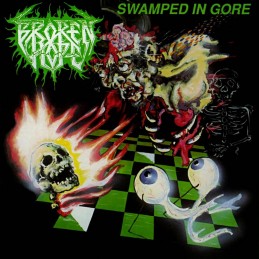 BROKEN HOPE - Swamped In Gore LP - Gatefold Splatter Vinyl Limited Edition