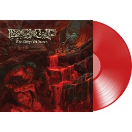 LOCK UP - 'The Dregs Of Hades' TRANSPARENT RED VINYL