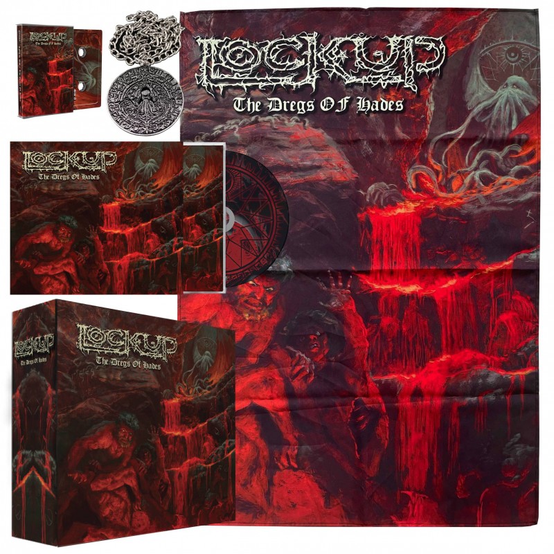 LOCK UP - 'The Dregs Of Hades' LIMITED EDITION BOX SET  OF 200 COPIES WORLDWIDE !