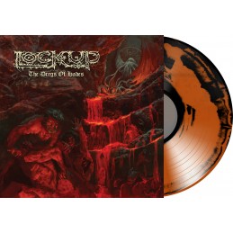 LOCK UP - 'The Dregs Of Hades' LIMITED EDITION LAVA IN ORANGE/ BLACK OF 300 COPIES WORLDWIDE !