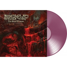 LOCK UP - 'The Dregs Of Hades' LIMITED EDITION IN TRANSPARENT PURPLE VINYL  OF 100 COPIES WORLDWIDE !