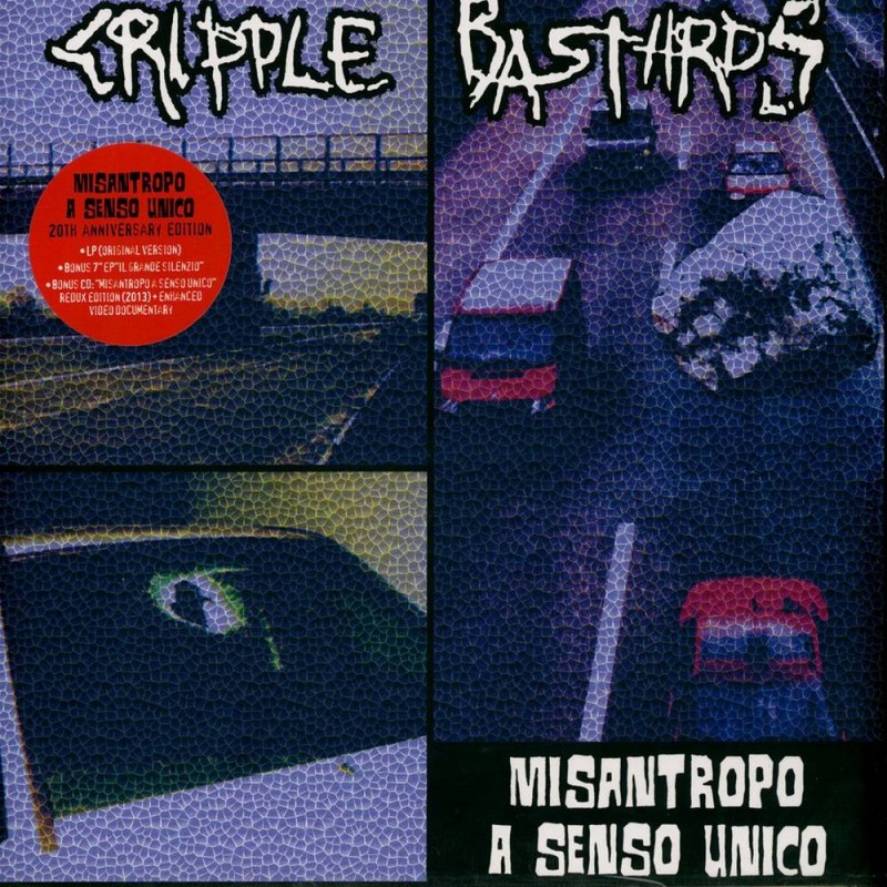 CRIPPLE BASTARDS - Misantropo A Senso Unico : 20th Anniversary LP Limited Edition