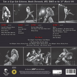 TED NUGENT – Live at The Cape Cod Coliseum, South Yarmouth, MA, USA on the 28th March 1981 - 2LP Limited Edition