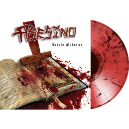 ASESINO : 'Cristo Satanico’  - LIMITED EDITION OF 100 COPIES WORLDWIDE IN TRANSPARENT RED / BLACK MARBLE
