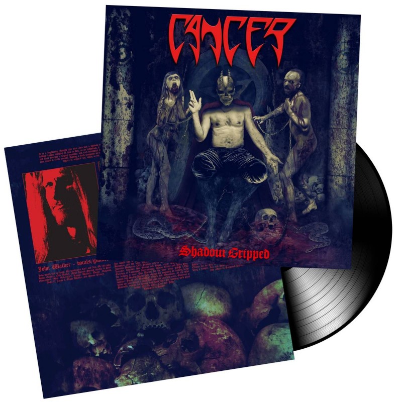 CANCER - Shadow Gripped LP - 180g Black Vinyl