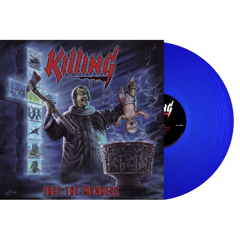 KILLING - Face The Madness LP - Blue Vinyl Limited Edition