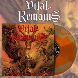 VITAL REMAINS - Dawn Of The Apocalypse LP - Swirl Vinyl Limited Edition