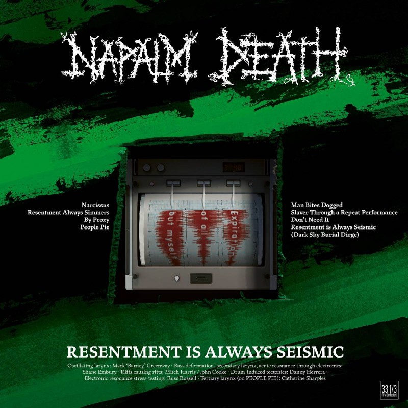 NAPALM DEATH - Resentment Is Always Seismic - A Final Throw Of Throes LP - 180g Black Vinyl