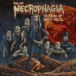 NECROPHAGIA - Here Lies NECROPHAGIA - 35 Years Of Death Metal CD