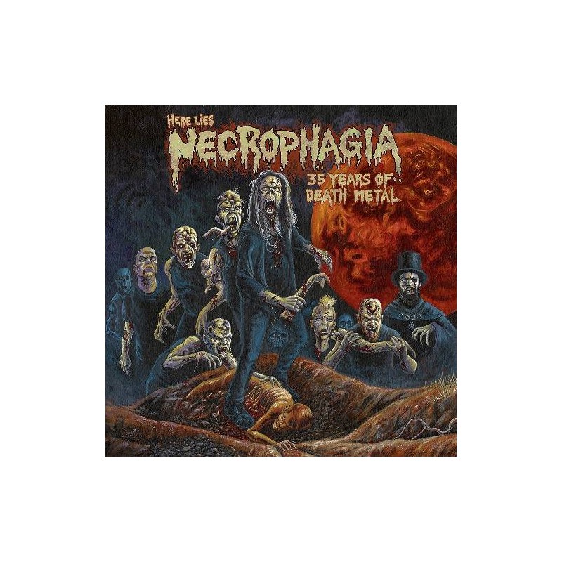 NECROPHAGIA - Here Lies NECROPHAGIA - 35 Years Of Death Metal CD