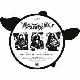 DESTRUCTION - Total Desaster / Satan's Vengeance SHAPE Vinyl