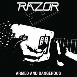 RAZOR - Armed and Dangerous LP RED/ WHITE BI-COLOR