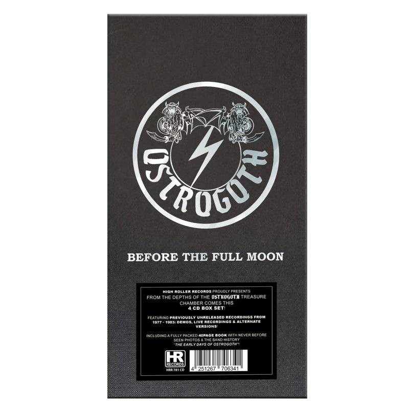 OSTROGOTH - Before The Full Moon - 4CD Book Limited Edition