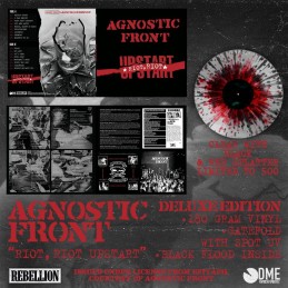 Agnostic Front - Riot, Riot Upstart Splatter LP