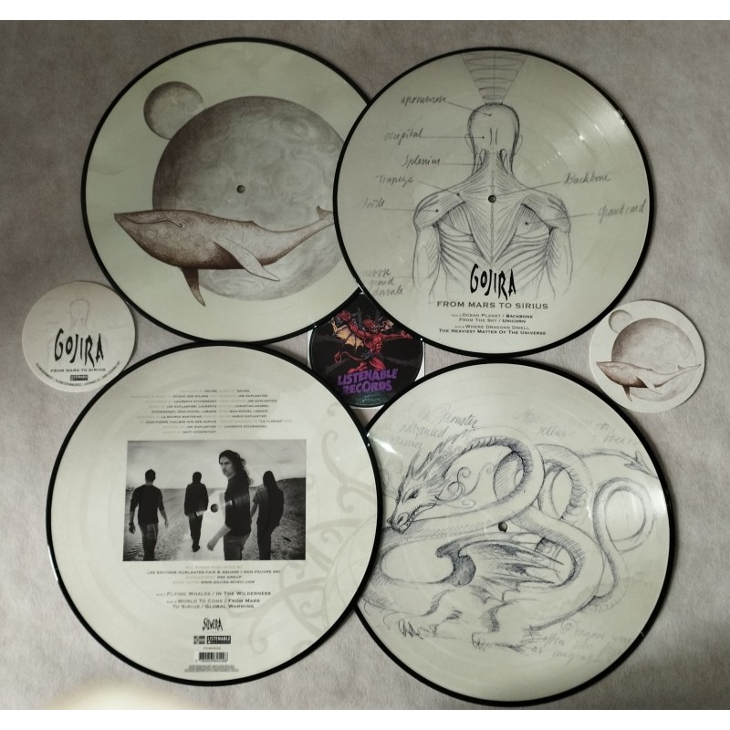 Rytmisk Citron våben GOJIRA - FROM MARS TO SIRIUS PICTURE DISC