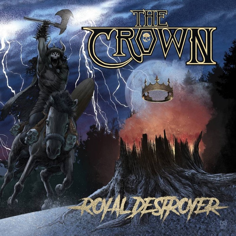 THE CROWN - Royal Destroyer LP - Marbled Vinyl Limited Edition