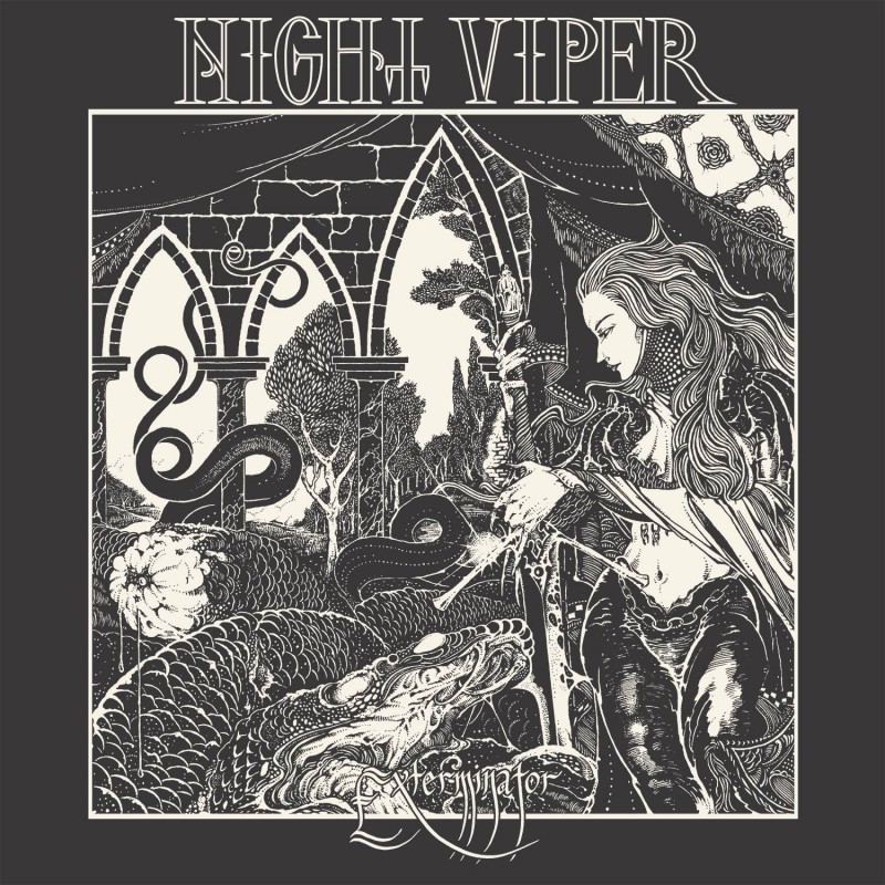 NIGHT VIPER - Exterminator LIMITED EDITION CD with O CARD
