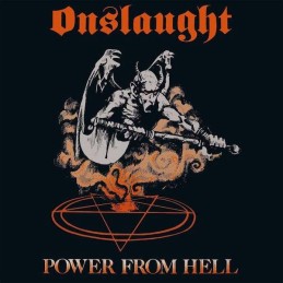 ONSLAUGHT - Power From Hell - Transparent Orange Vinyl LP