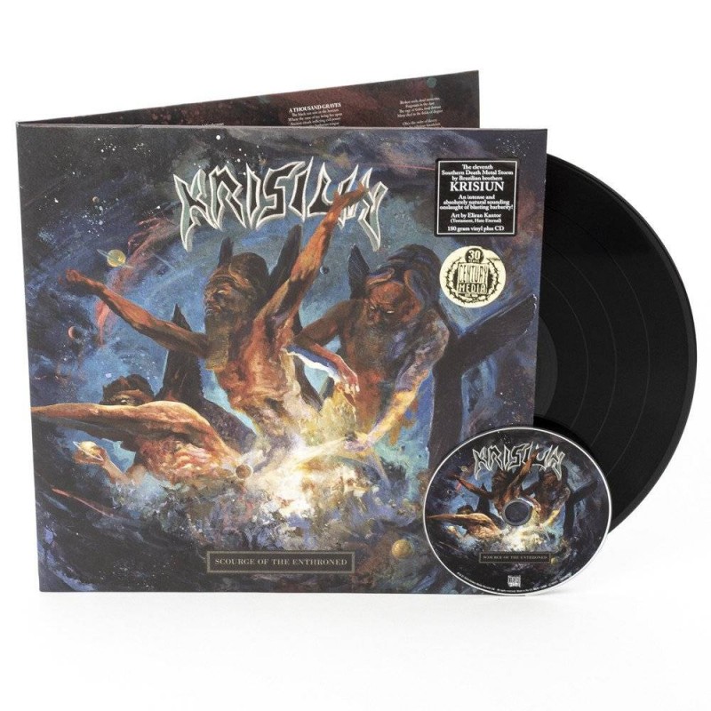 KRISIUN - Scourge of the Enthroned - Gatefold 180g LP + CD