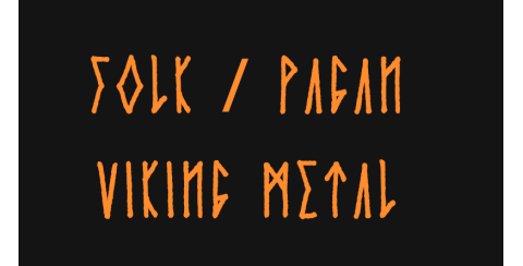 FOLK / PAGAN / VIKING METAL